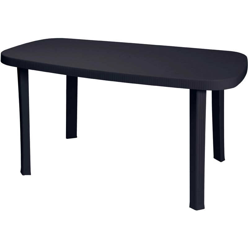 Capaldo - Table jardin otello cm.136x82x72h anthracite