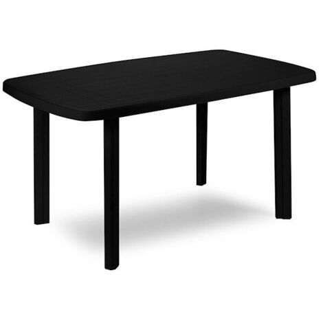 Table de jardin ovale faro gris anthracite ref.609907