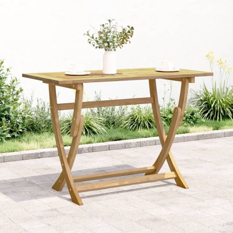 Vidaxl - Table pliable de jardin 110x55x75 cm bois d'acacia solide