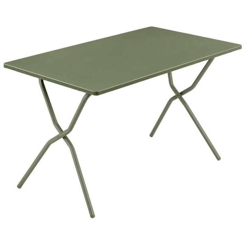 Table De Jardin Pliante 1207072cm - Balcony - Acier - Vert Moss - Lafuma Mobilier