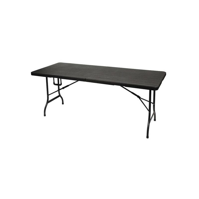 Table Pliante - Imitation Bois - 180 X 75 X 74 Cm