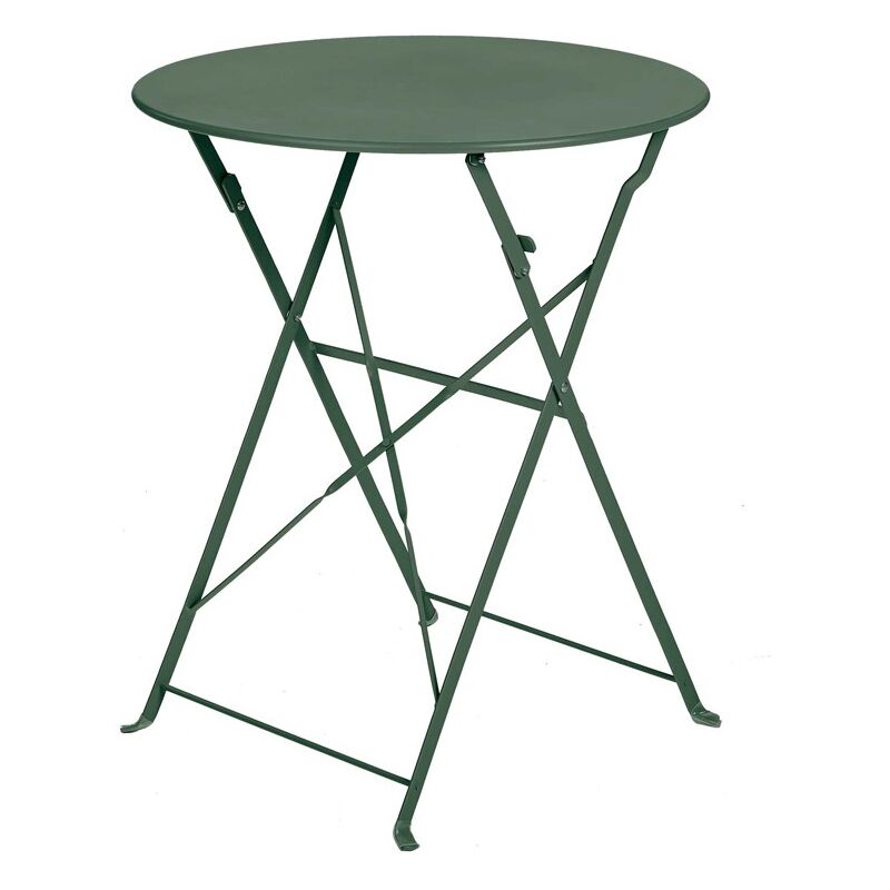 Ozalide - Table de jardin pliante - 2 places - vert amande - capri Ozalide - Table de jardin pliante - 2 places - vert amande - capri