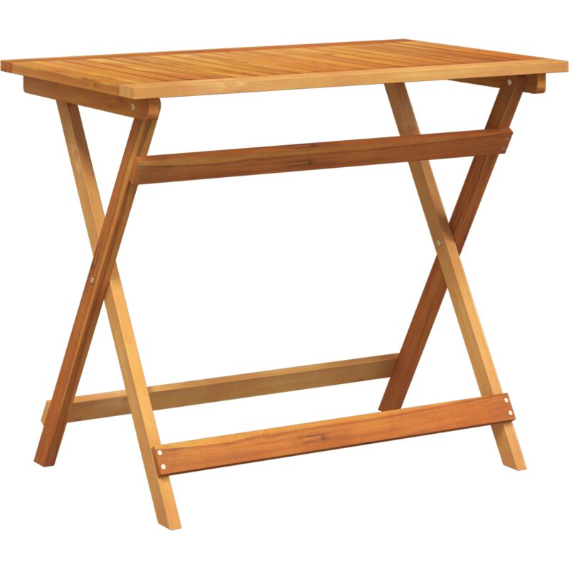 Vidaxl - Table de Jardin Marron 90 x 55 x 75 cm Bois d'acacia massif