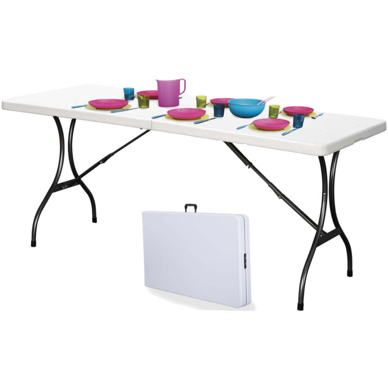 Northix - Table de jardin pour banquet de restauration pliable 240x70 cm modernhome