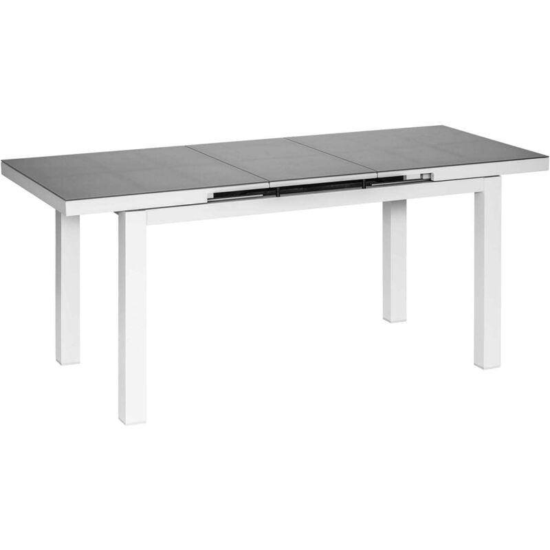 M&s - Table de jardin extensible en aluminium gris perle Ibiza 6 à 8 personnes