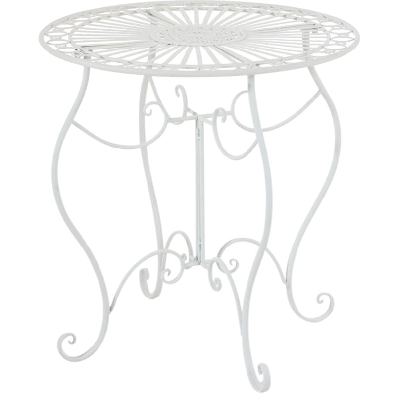 Table jardin rustique de style rustique Table basse de différentes couleurs Couleur : Blanc Table jardin rustique de style rustique Table basse de différentes couleurs Couleur : Blanc