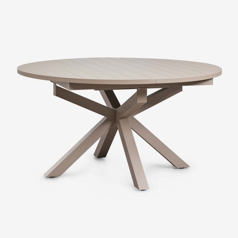 Table de jardin extensible en aluminium Barces 145-200x145 cm SKLUM Moka Brown Table de jardin extensible en aluminium Barces 145-200x145 cm SKLUM Moka Brown