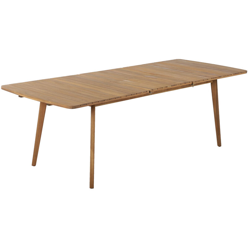 Elle Decoration - Table de jardin salma extensible en bois d'acacia 180230 cm - Bois