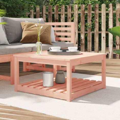Table de jardin-Table à Manger-Table d'extérieur 82,5x82,5x45 cm bois massif de douglas 747897