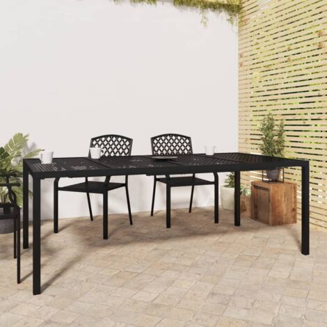 Table de jardin-Table à Manger-Table d'extérieur anthracite 200x100x72 cm acier 551904