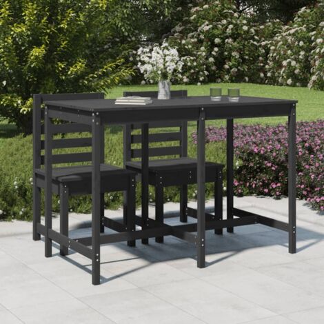 Table de jardin-Table à Manger-Table d'extérieur gris 159,5x82,5x110 cm bois massif de pin 516397