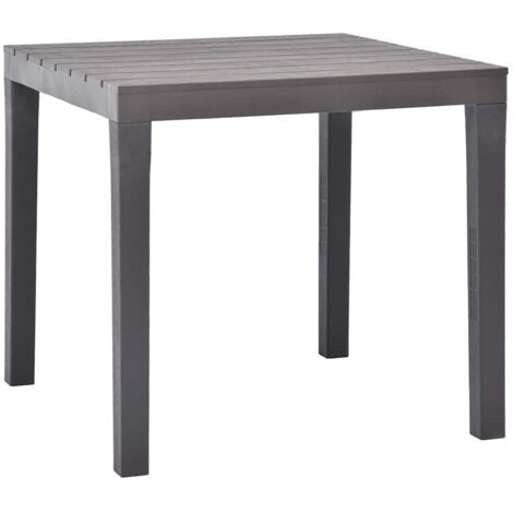 Table de jardin-Table à Manger-Table d'extérieur Moka 78x78x72 cm Plastique 361037