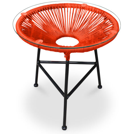 Table de Jardin - Table d'Appoint - Acapulco Orange