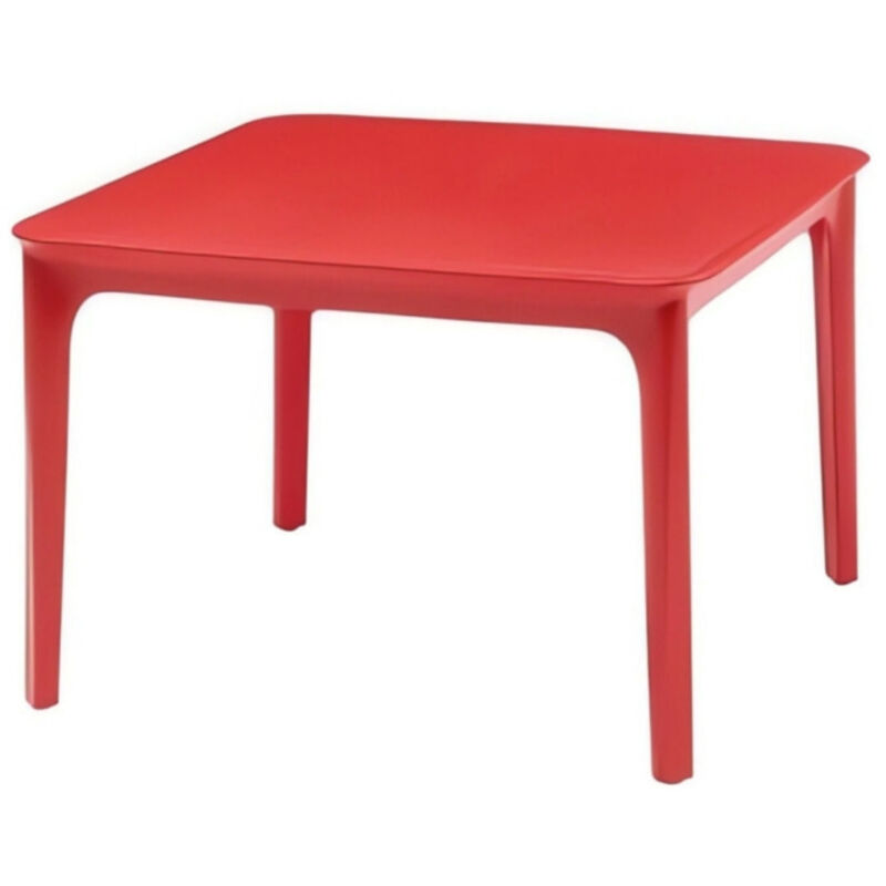Scab - Table de jardin, Table d'appoint d'extérieur - 60x60 - argo Rouge en Plastique design Scab - Table de jardin, Table d'appoint d'extérieur - 60x60 - argo Rouge en Plastique design