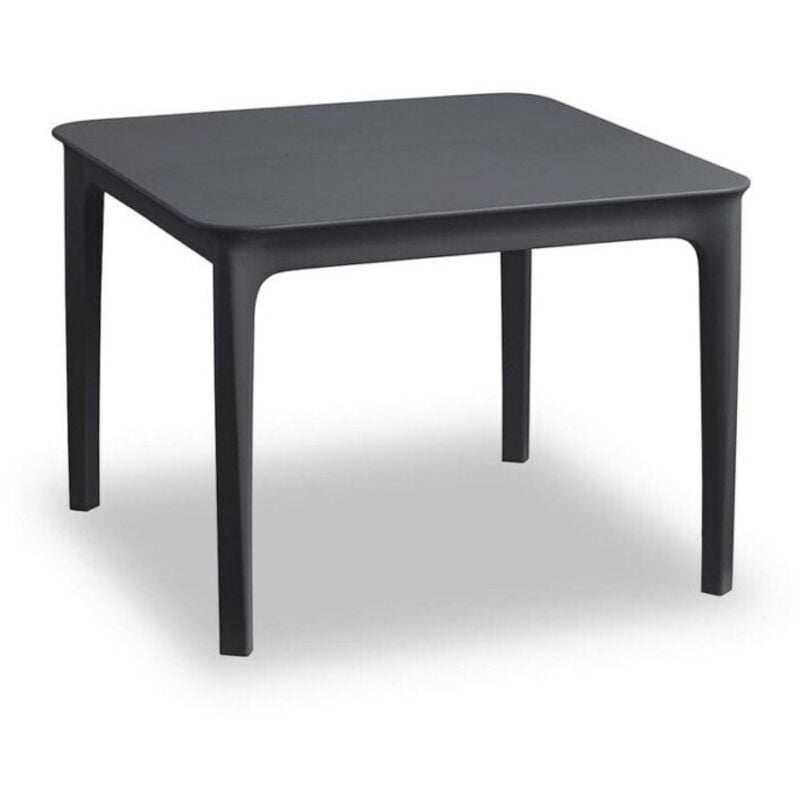 Table de jardin, Table d'appoint d'extérieur - 60x60 - argo Anthracite en Plastique Scab design