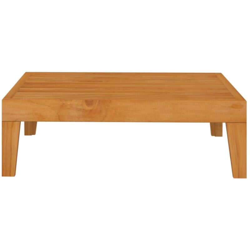 Table de jardin Table d'appoint, Table de Balcon, 68,5x68,5x24 cm Bois d'acacia massif OIB7015E