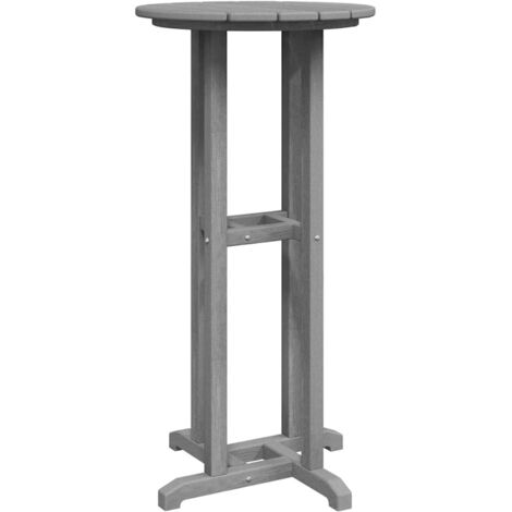 Table de jardin  Table de bar Gris clair 55 x 55 x 107 cm Polyéthylène