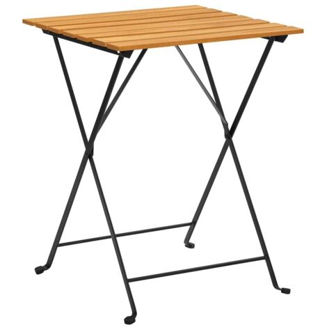Table de jardin  Table de bistro 55x54x71 cm Bois d'acacia massif