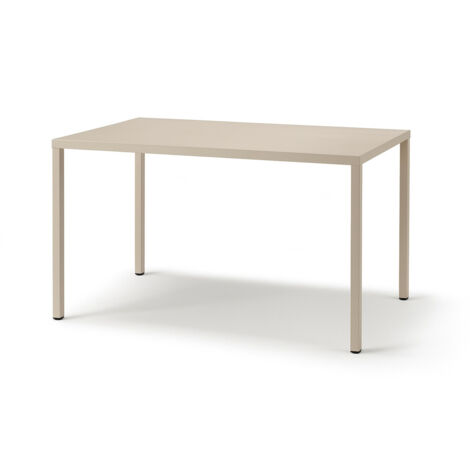 Table de jardin, Table de jardin métal 4 places Summer Taupe en Metal, Scab design