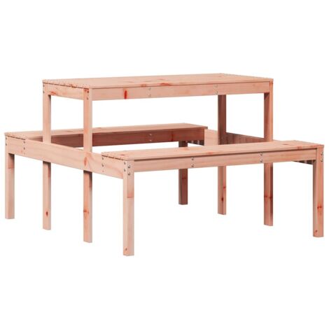 Table de jardin  Table de pique-nique 110x134x75 cm bois massif de douglas