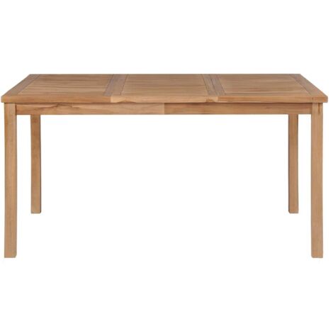 Table de jardin  Table d'extérieur 150x90x77 cm Bois de teck solide