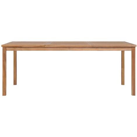 Table de jardin  Table d'extérieur 200x100x77 cm Bois de teck solide