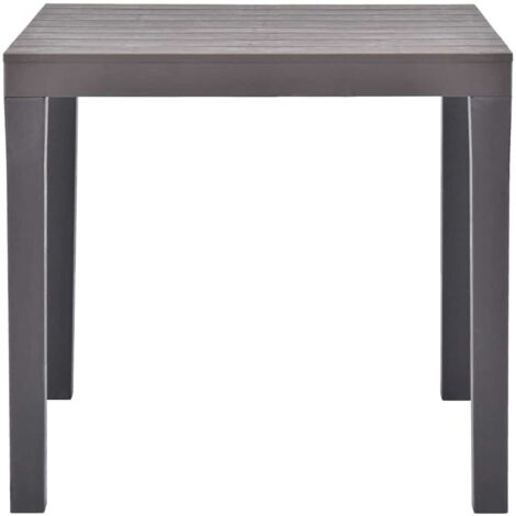 Table de jardin  Table d'extérieur Moka 78x78x72 cm Plastique