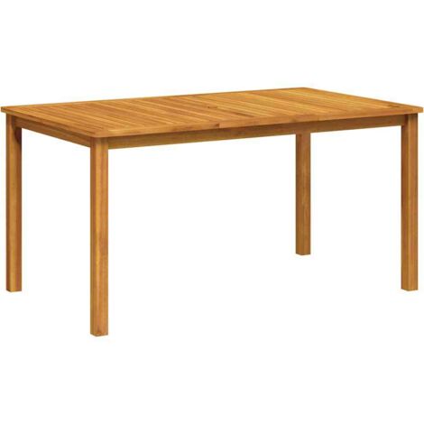 Table de jardin Table d'extérieur  Table d'appoint 150x90x74 cm Bois d'acacia massif 43392