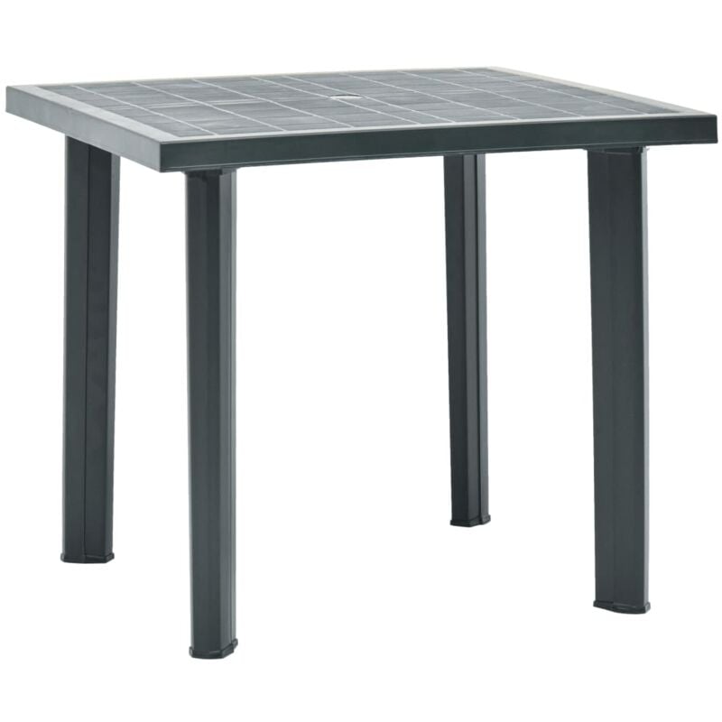 Doc&et² - Table de jardin Vert 80x75x72 cm Plastique - Vert