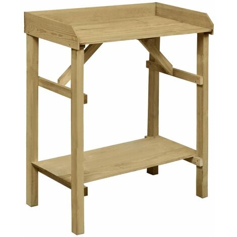 Table de jardinière Bois de pin imprégné 75x40x90 cm