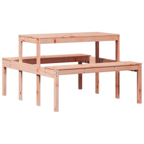 Table de jardin，Table de pique-nique 110x134x75 cm bois massif de douglas CFW44866