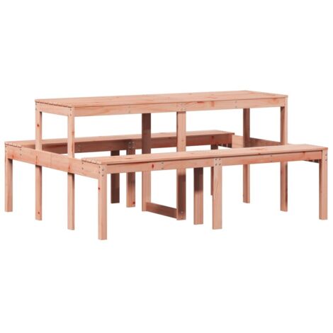 Table de jardin，Table de pique-nique 160x134x75 cm bois massif de douglas CFW28905