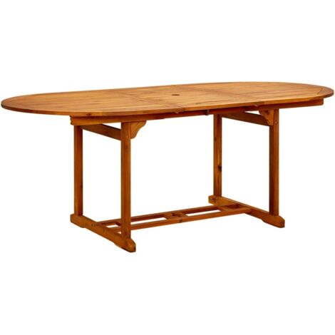 Table de jardin，Table d'extérieur 200x100x75 cm Bois d'acacia massif CFW17013