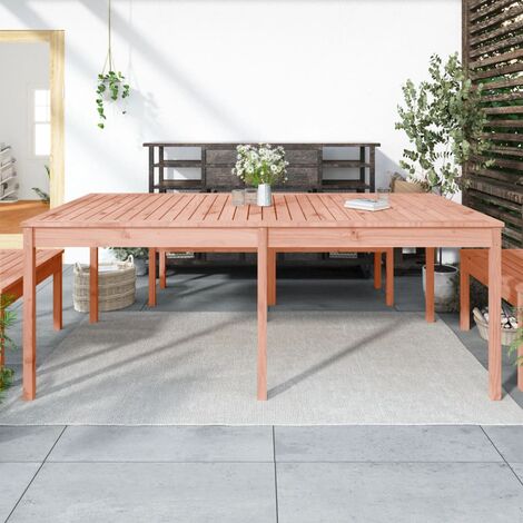 Table de jardin,Table meuble de Balcon,Table d'extérieur 203,5x100x76 cm bois massif de douglas -95286