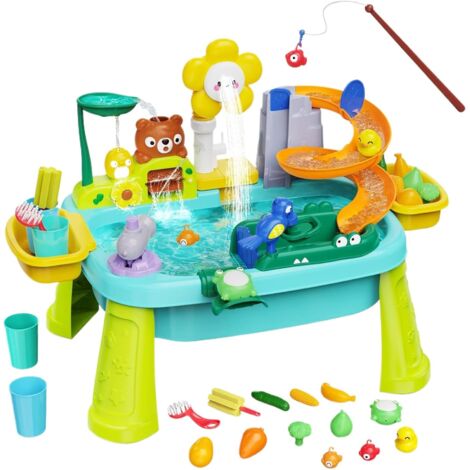 Table de Jeux d'eau pour - avec Pompe et kit de Cuisine de Jeu pour Tout -