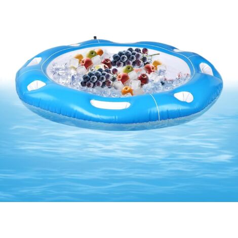 Table de Jeux Flottante pour Piscine,Porte-Gobelets et