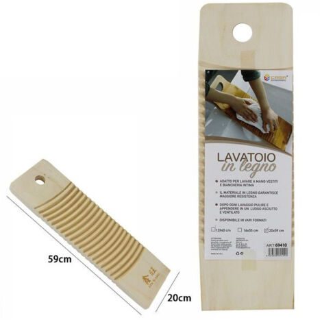 Table De Lavage Rectangulaire En Bois Lave-main 20x59cm