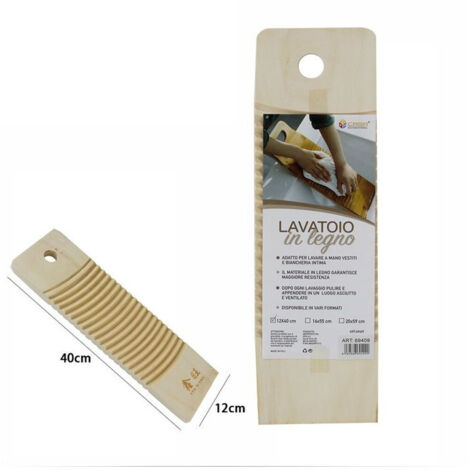 Table De Lavage Rectangulaire En Bois Lave-main 40x12cm
