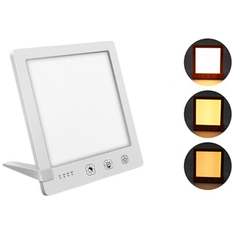 Table de lecture avec écran tactile intelligent, minuterie et lampe de photothérapie SAD