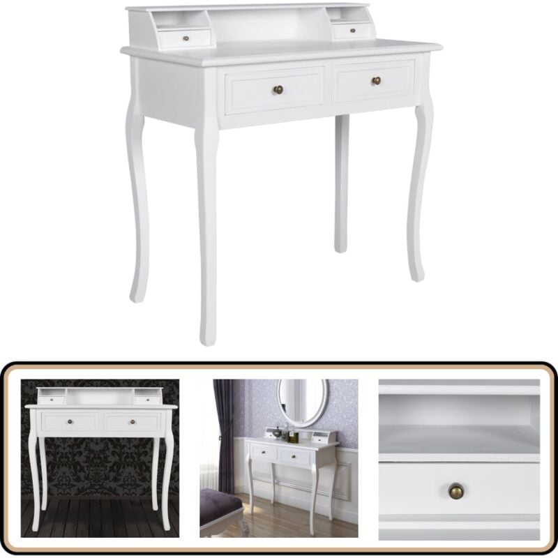 Vidaxl - Table de maquillage Luxueux Moderne - Coiffeuse - Table De Maquillage - Meuble De Chambre - Commode - Armoire