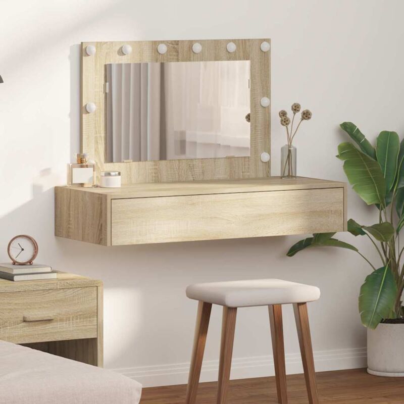 Table de Toilette Marron 100 x 40 x 70 cm Bois d'ingénierie Vidaxl