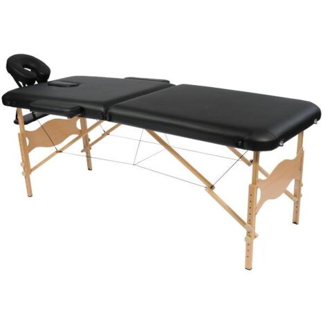 Table de massage pliante KinBasic - Marron