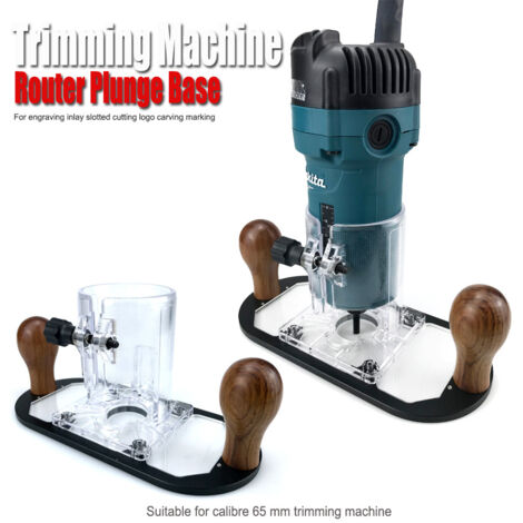 Table de Montage Fixe avec Capot Transparent pour Défonceuse – Support pour Fraisage, Rainurage et Découpe