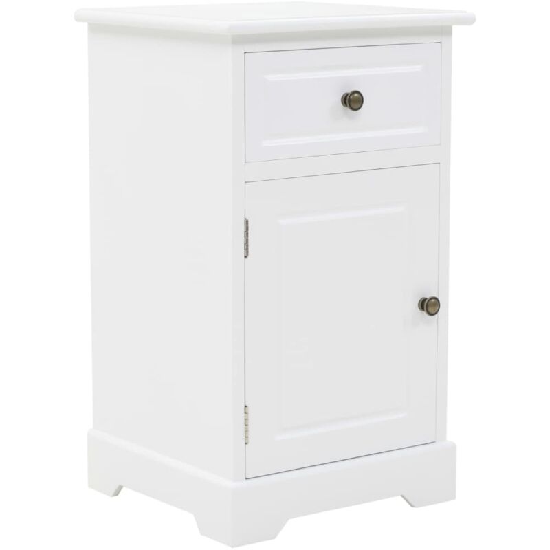 Table de nuit chevet commode armoire meuble chambre mdf et bois de pin 35 x 32 x 59 cm