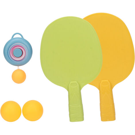 Table de ping-pong murale intérieure, set complet avec 2 raquettes, jeu d'adresse pour enfants et adultes, entraînement de coordination, couleur bleue