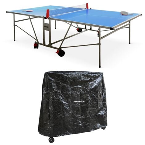 Table de ping pong OUTDOOR. avec 2 raquettes et 3 balles. pour utilisation extérieure + Housse en PVC