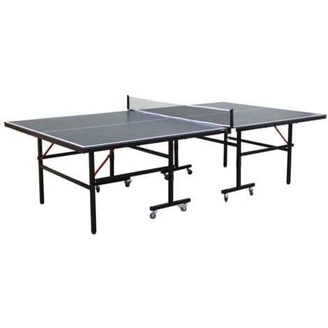 Table de ping-pong pliable à roulettes pour extérieur avec accessoires - L274 x P152.5 x H76 cm - JORDIE