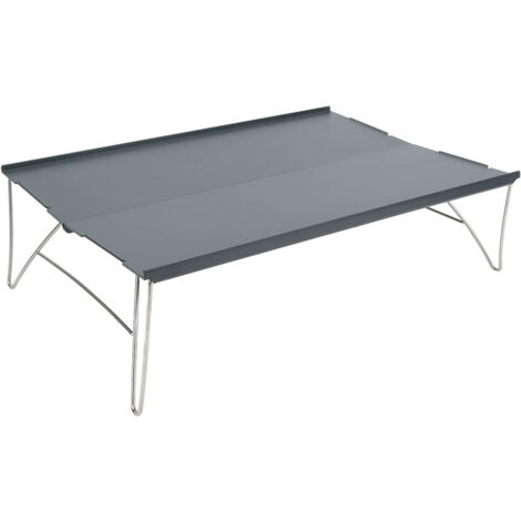 Table de Pique-nique en Aluminium Léger avec Barbecue Intégré, Portable et Anti-Rouille