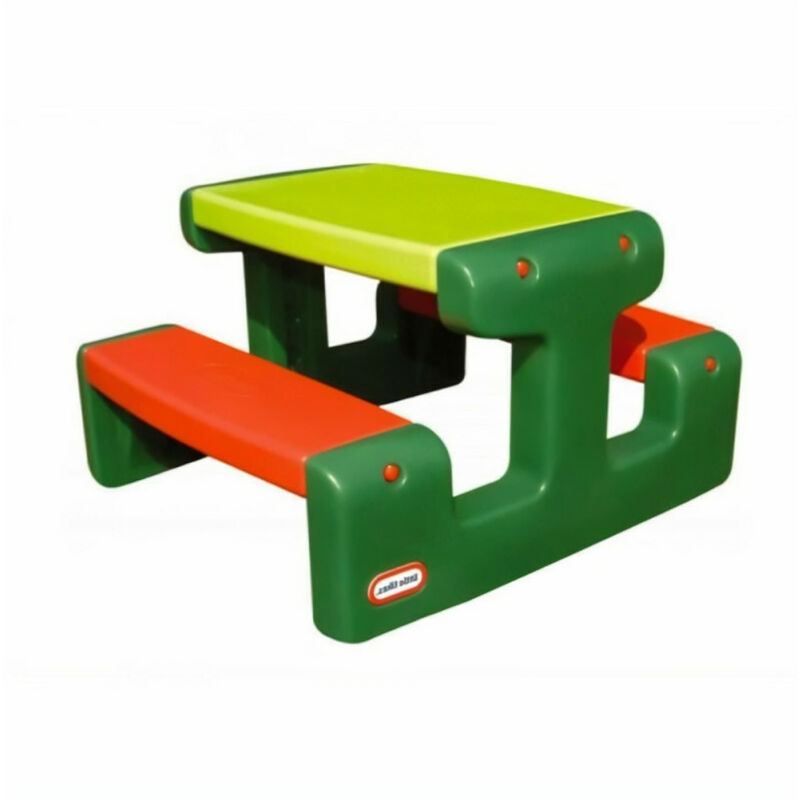 Table de Pique Nique Junior - Colori Evergreen - Jardin et Intérieur - Little Tikes