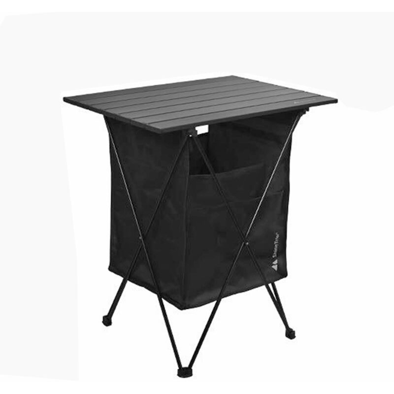 Table De Pique-Nique Pliante Exterieure Avec Poche De Siege Bureau De Camping Portable Avec Vaisselle Sac De Rangement Pour Vetements Pour